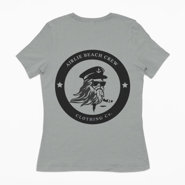 captain t-shirt women's grey