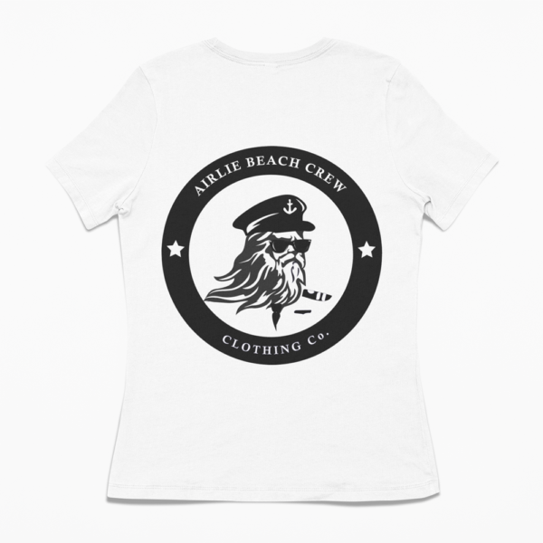 captain t-shirt women's white