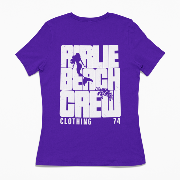 mermaid t-shit women's purple