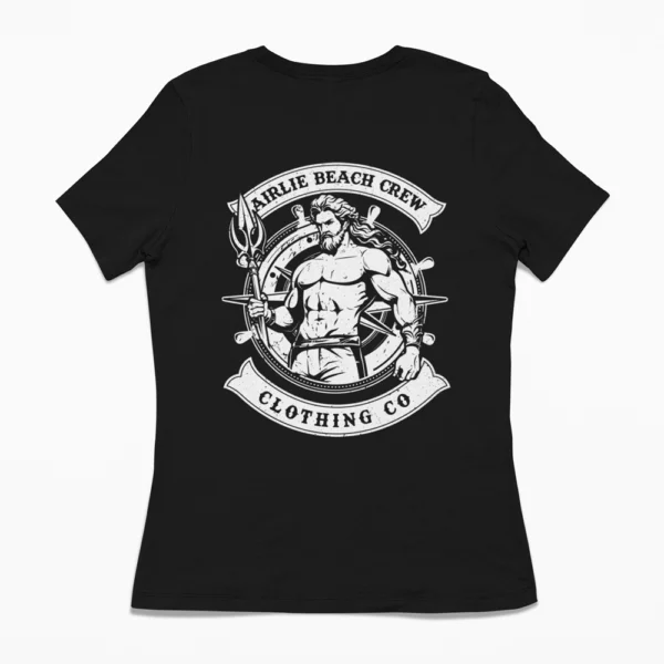 Poseidon t-shirt woman's black