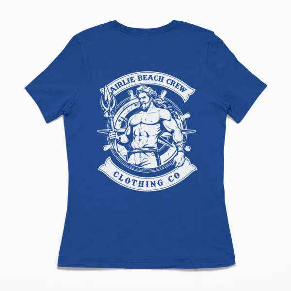 Poseidon t-shirt woman's royal