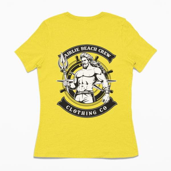 Poseidon t-shirt women's yellow