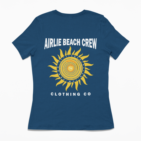 sun t-shirt women's navy