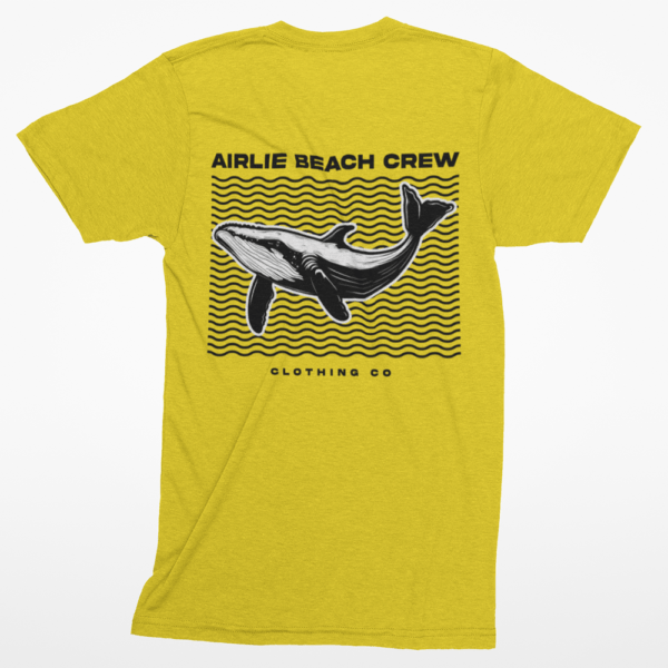 whale t-shirt yellow