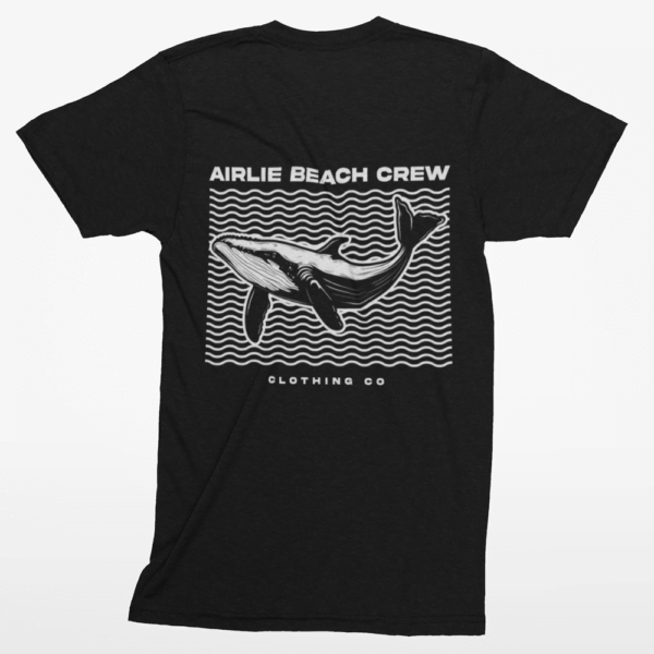 whale black t-shirt