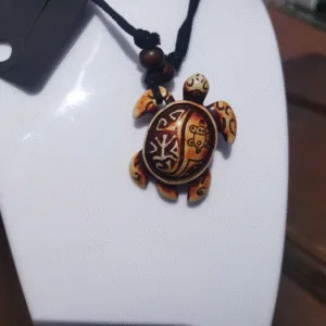 turtle necklace dark
